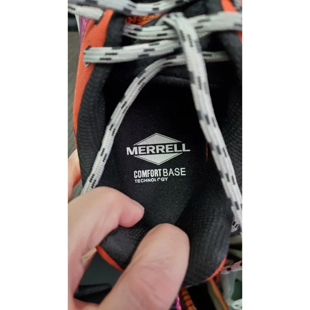 Merrell Moab Flight CF Mens Size 7.5M  Alloy Toe No Slip Fuchsia ASTM F2413-18